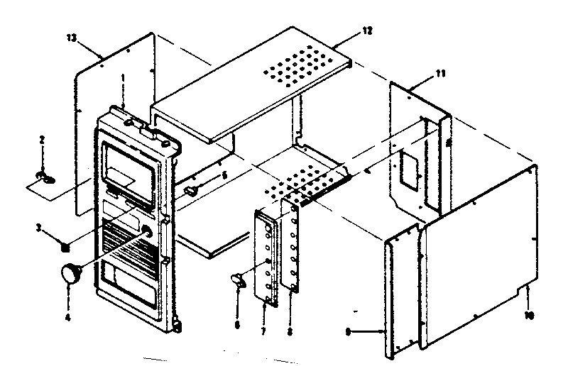 COLOR TELEVISION CABINET PARTS