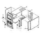 Kenmore 5648998310 color television cabinet parts diagram