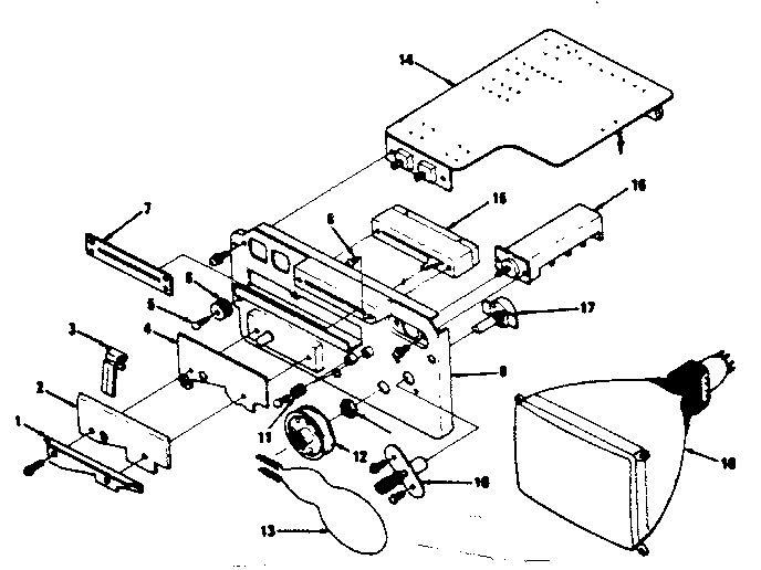 COLOR TELEVISION MECHANICAL PARTS