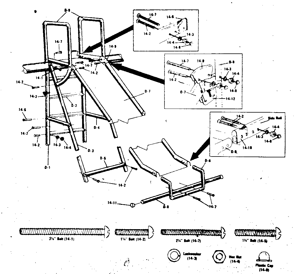 Slide hardware bag