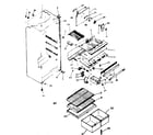 Kenmore 2538648041 cabinet parts diagram
