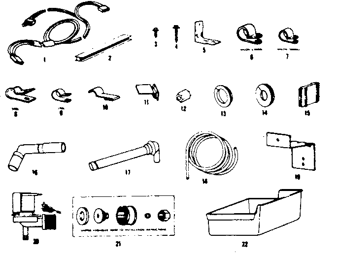 ICE MAKER INSTALLATION PARTS KIT