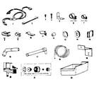 Kenmore 2538648001 ice maker installation parts kit diagram