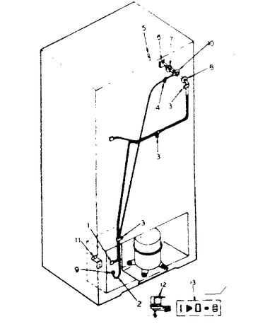 Ice maker installation parts
