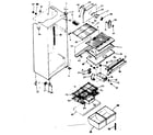 Kenmore 2538651791 cabinet parts diagram