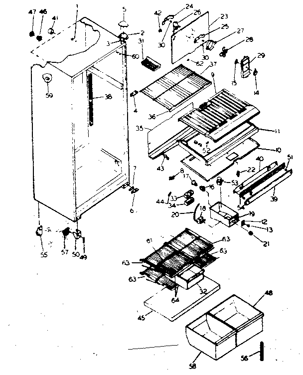 Cabinet parts