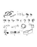 Ice maker installation parts