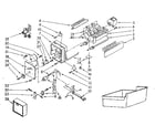 Kenmore 2538357791 ice maker installation parts diagram