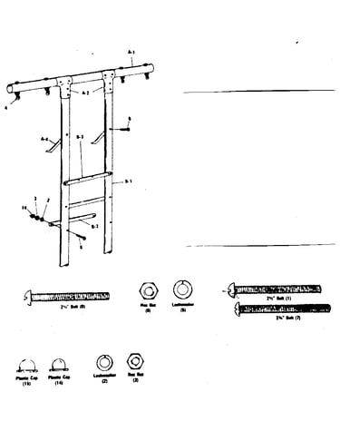 Climber leg assembly