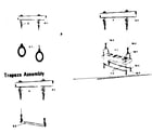 Sears 512725560 gym ring assembly diagram