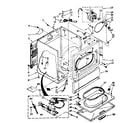 Kenmore 11087471810 cabinet parts diagram