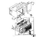 Kenmore 1068701142 cabinet parts diagram