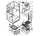 Kenmore 1067687760 refrigerator liner parts diagram