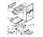 Kenmore 1067687710 refrigerator breaker and partition parts diagram