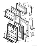 Refrigerator door parts