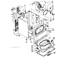 Kenmore 11086574320 cabinet parts diagram