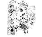 Kenmore 1162435081 vacuum cleaner parts diagram