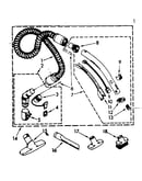Hose and attachment parts