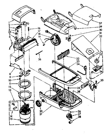 Vacuum cleaner parts