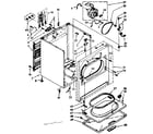 Kenmore 11086573730 cabinet parts diagram