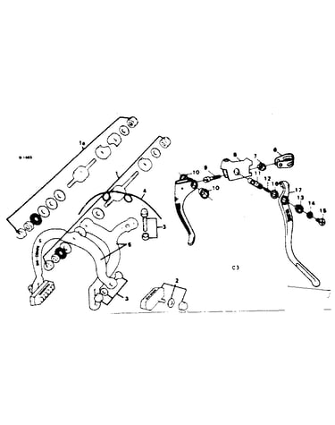 Side pull caliper brake
