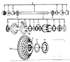 Sears 502471860 10 and 12 speed rear hub diagram