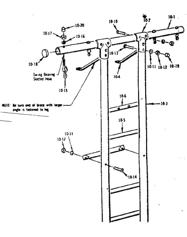 T. frame assembly