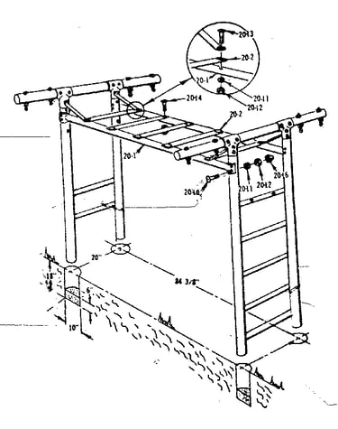 T. frame assembly