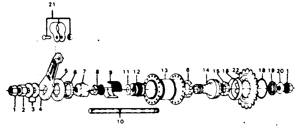 SHIMANO REAR HUB