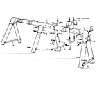 Sears 70172017-84 frame assembly diagram