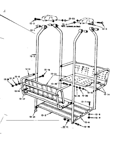Lawn swing assembly