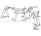 Sears 70172153-84 frame assembly diagram