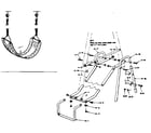 Sears 70172153-84 slide assembly no. 111 diagram