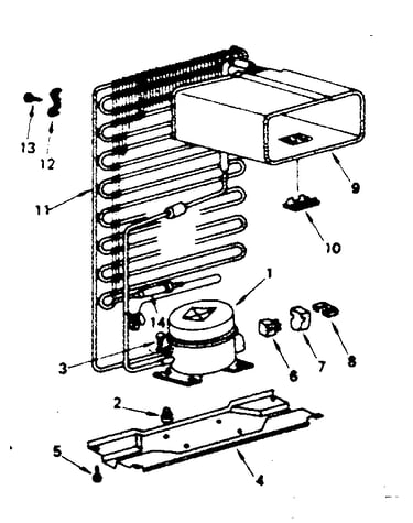 Cooling unit parts
