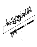 Rear small flange hub