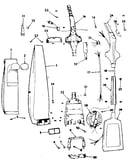 Handle and bag housing