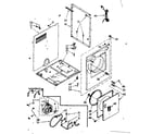 Kenmore 11088390720 cabinet parts diagram