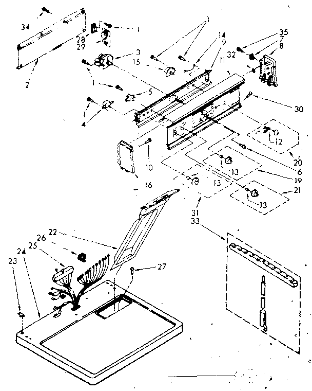 Top and console parts
