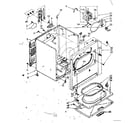 Kenmore 11086592320 cabinet parts diagram