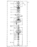 Basket drive and brake parts