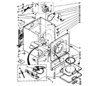 Kenmore 11087556110 cabinet parts diagram