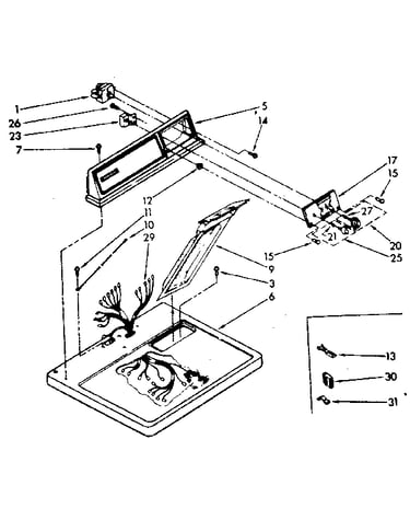 Top and console parts
