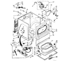 Kenmore 11087582720 cabinet parts diagram