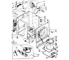 Kenmore 11087535120 cabinet parts diagram