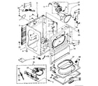 Kenmore 11087573720 cabinet parts diagram