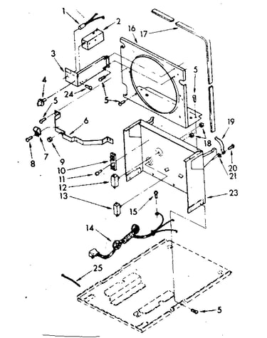 Frame and control parts
