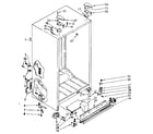 Kenmore 1068532820 cabinet parts diagram