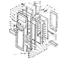 Kenmore 1068532820 refrigerator door parts diagram