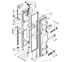 Kenmore 1068532880 freezer door parts diagram