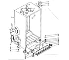 Kenmore 1068532882 cabinet parts diagram